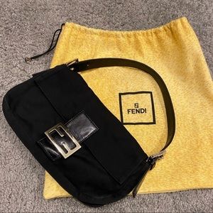 Authentic Fendi Baguette Shoulder Handbag
